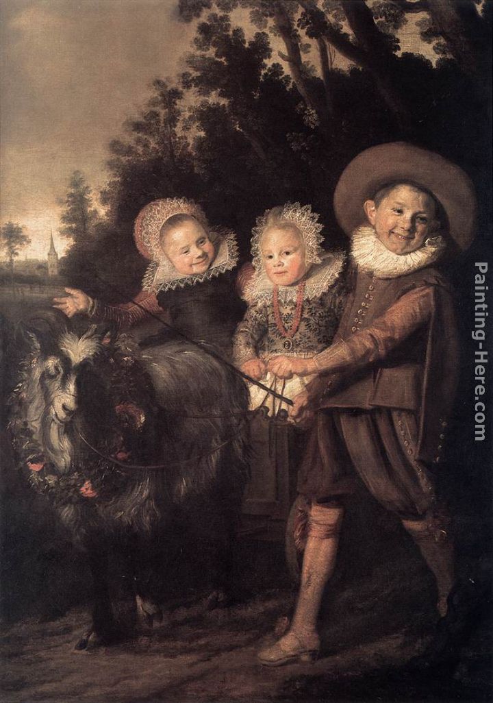Group of Children painting - Frans Hals Group of Children art painting